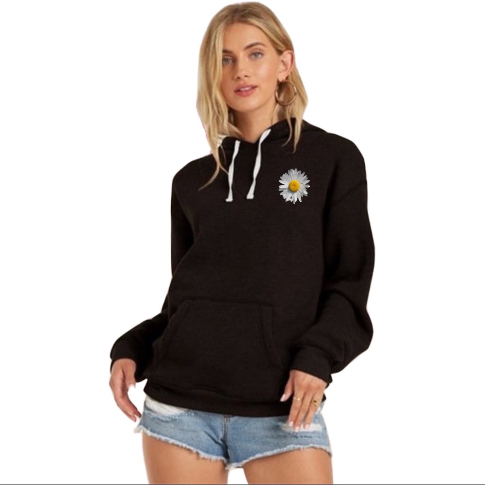 Grayson Threads Black Label Have a Great Day Daisy Hoodie